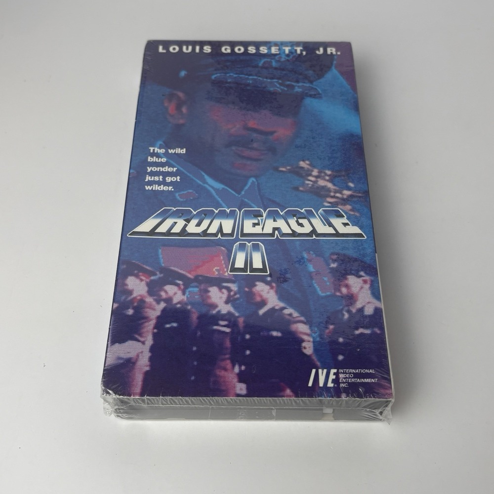Iron Eagle 1, 2 & 3 VHS Tape Lot (Louis Gossett Jr) Brand New Sealed CBS Fox - Picture 4 of 7